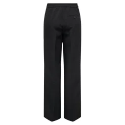 Pantalon fermeture par bouton taille haute noir Zara