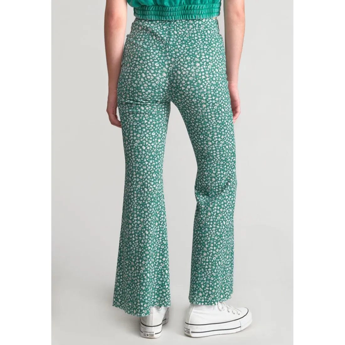Pantalon fille, bootcut JAYAGI vert
