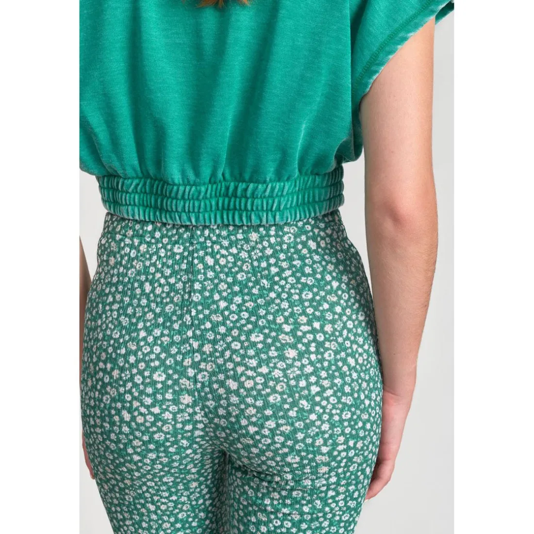 Pantalon fille, bootcut JAYAGI vert