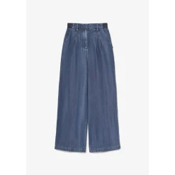 Pantalon fille, droit JANEGI blanc en tencel