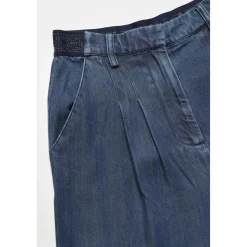 Pantalon fille, droit JANEGI blanc en tencel