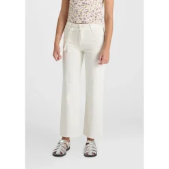 Pantalon fille flare en jeans ALEXGI blanc Ruby