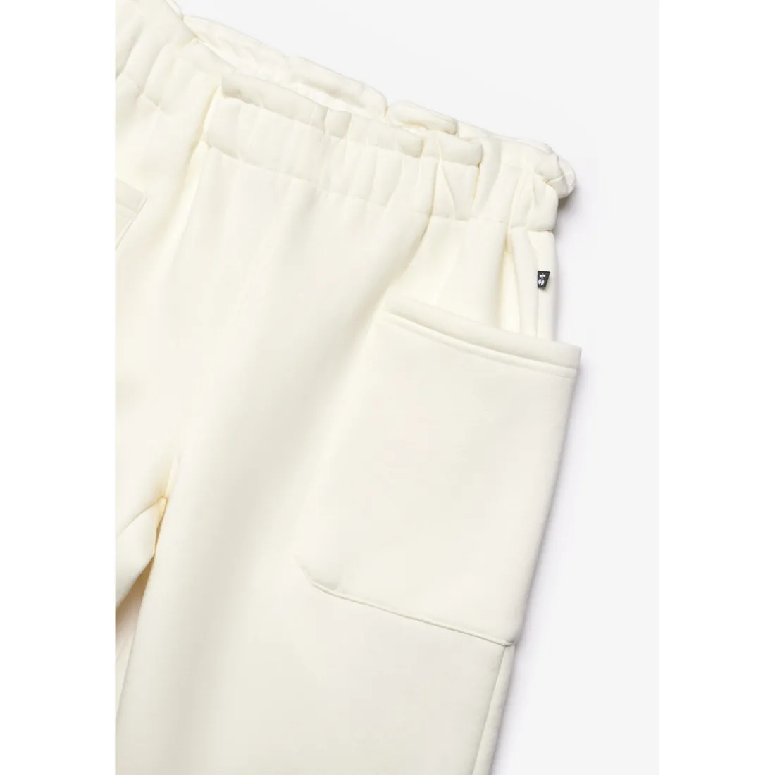 Pantalon fille, jogpant GUINGI blanc