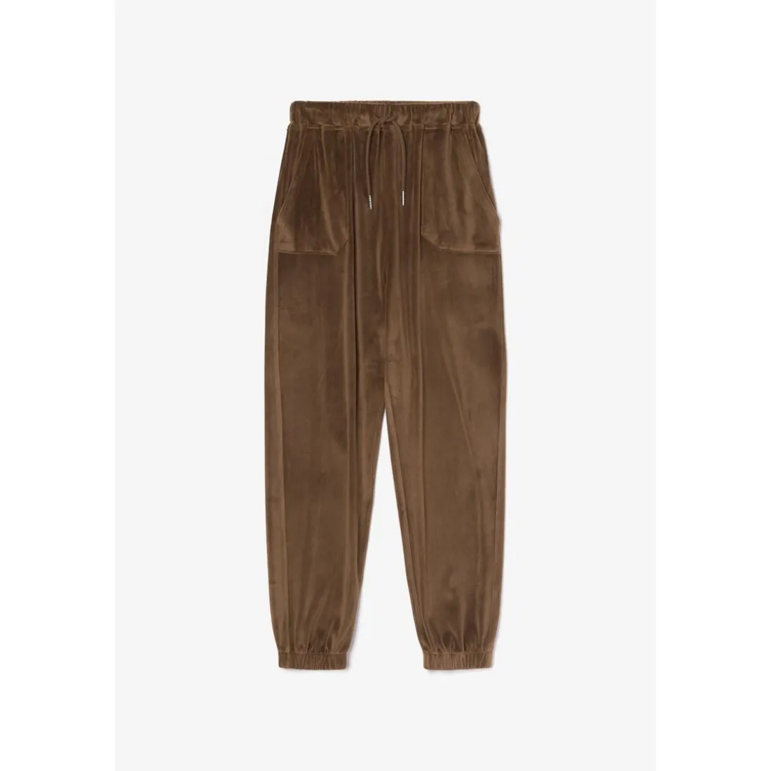 Pantalon fille, jogpant MOCHAGI marron