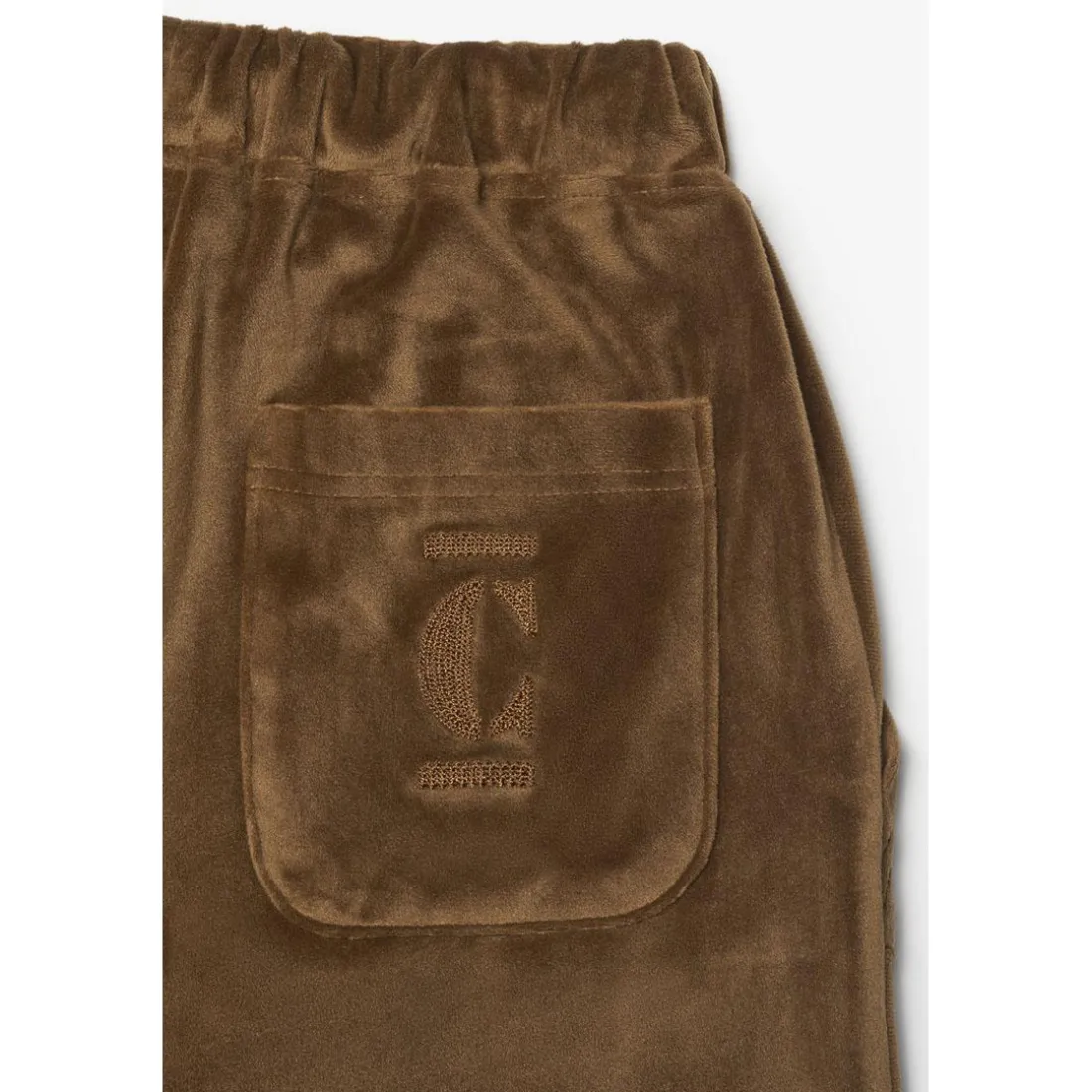 Pantalon fille, jogpant MOCHAGI marron