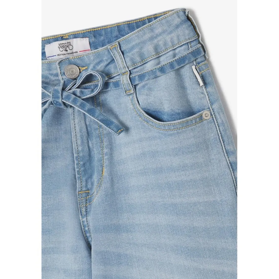 Pantalon flare en jeans ALEXGI bleu Nora