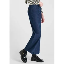 Pantalon flare en jeans ALEXGI bleu Lena