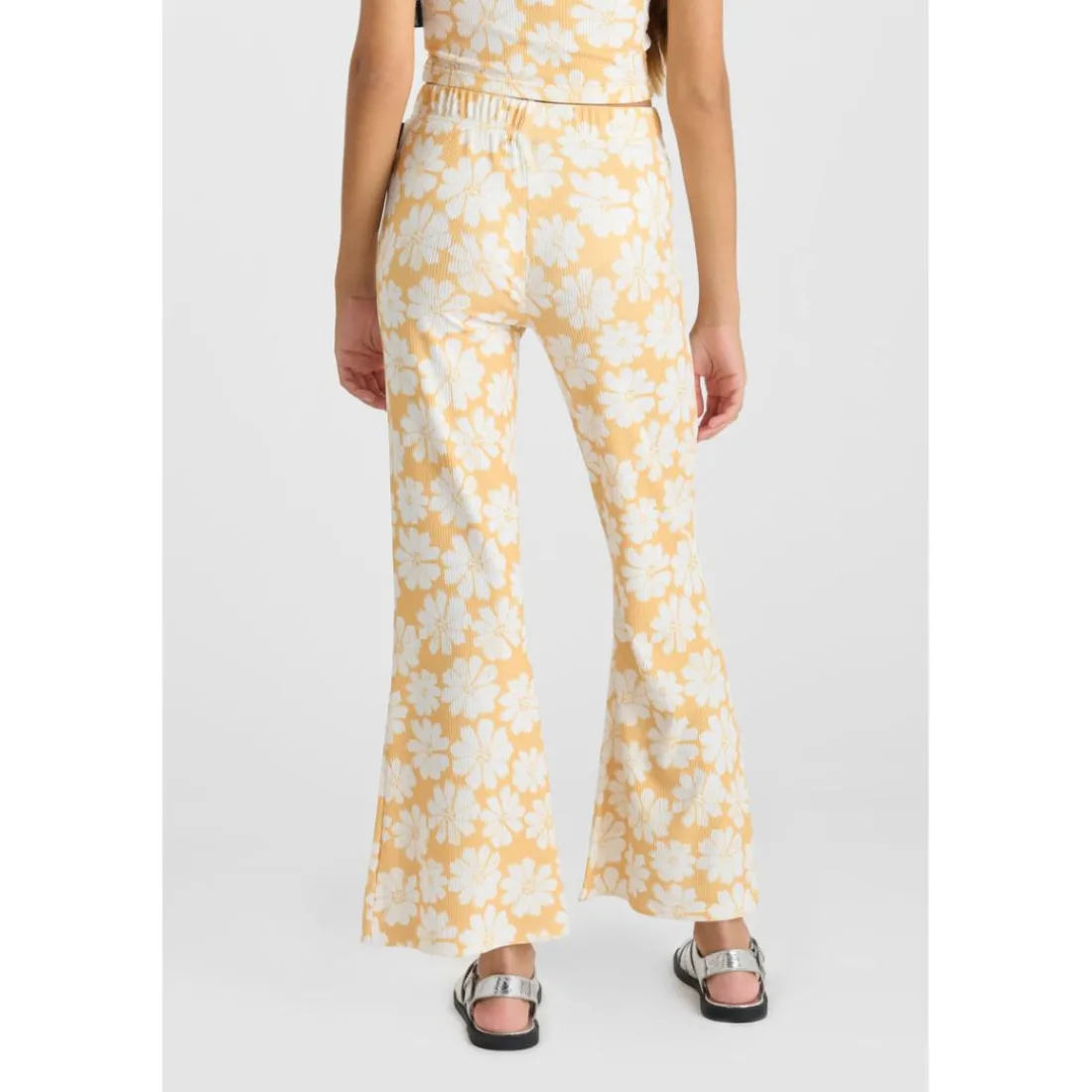 Pantalon flare fille ARCHIGI jaune Hana