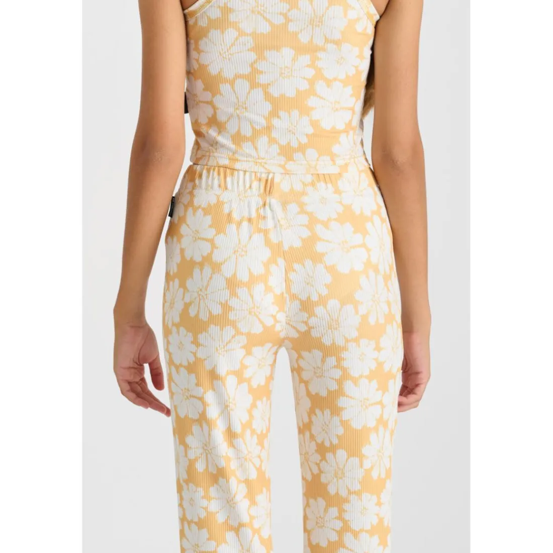 Pantalon flare fille ARCHIGI jaune Hana