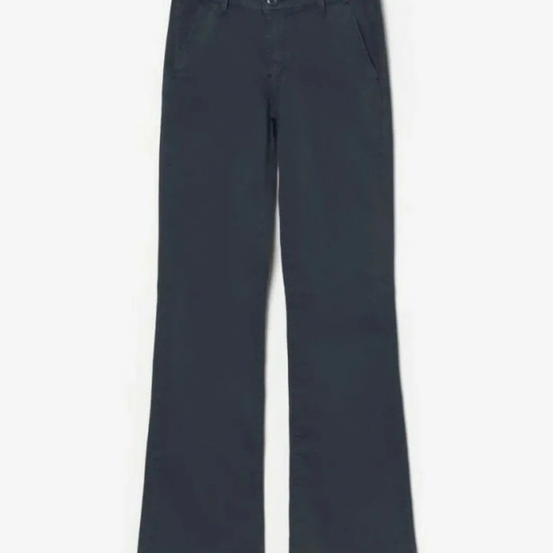 Pantalon Flare Joelle bleu nuit en coton