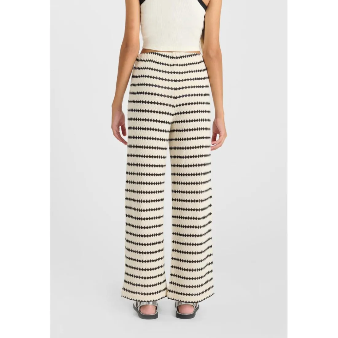 Pantalon flare SALOMEGI multicolore en coton Zola