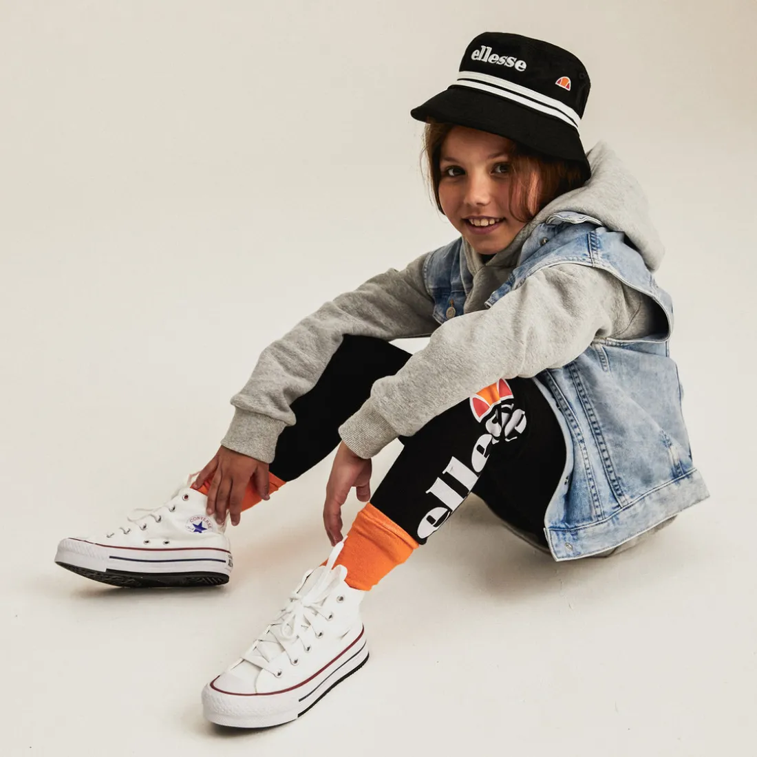 Pantalon Garçon Fabi Noir en coton