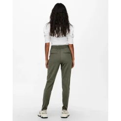 Pantalon gris en viscose Opal