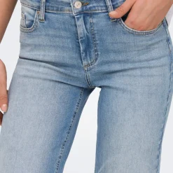 Pantalon Jean Taille moyenne ONLBLUSH - Bleu en coton Eden