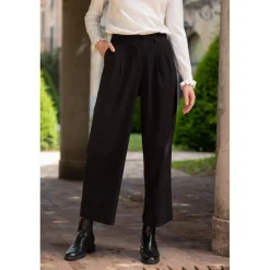 Pantalon Large Noir MIRAZIO