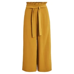 Pantalon loose fit moutarde