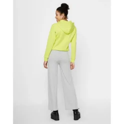 Pantalon loose fit taille élastiquée gris