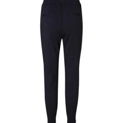 Pantalon Loose Fit Taille moyenne Pleine longueur bleu en viscose Zola