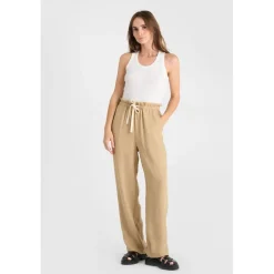 Pantalon loose, large CANCUN beige Maya
