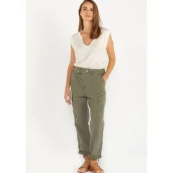 Pantalon loose, large COSYARMY vert
