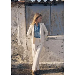 Pantalon loose, large IGOR blanc Meg