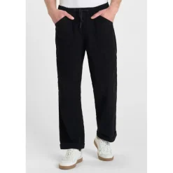 Pantalon loose, large MILAK noir Marc en coton