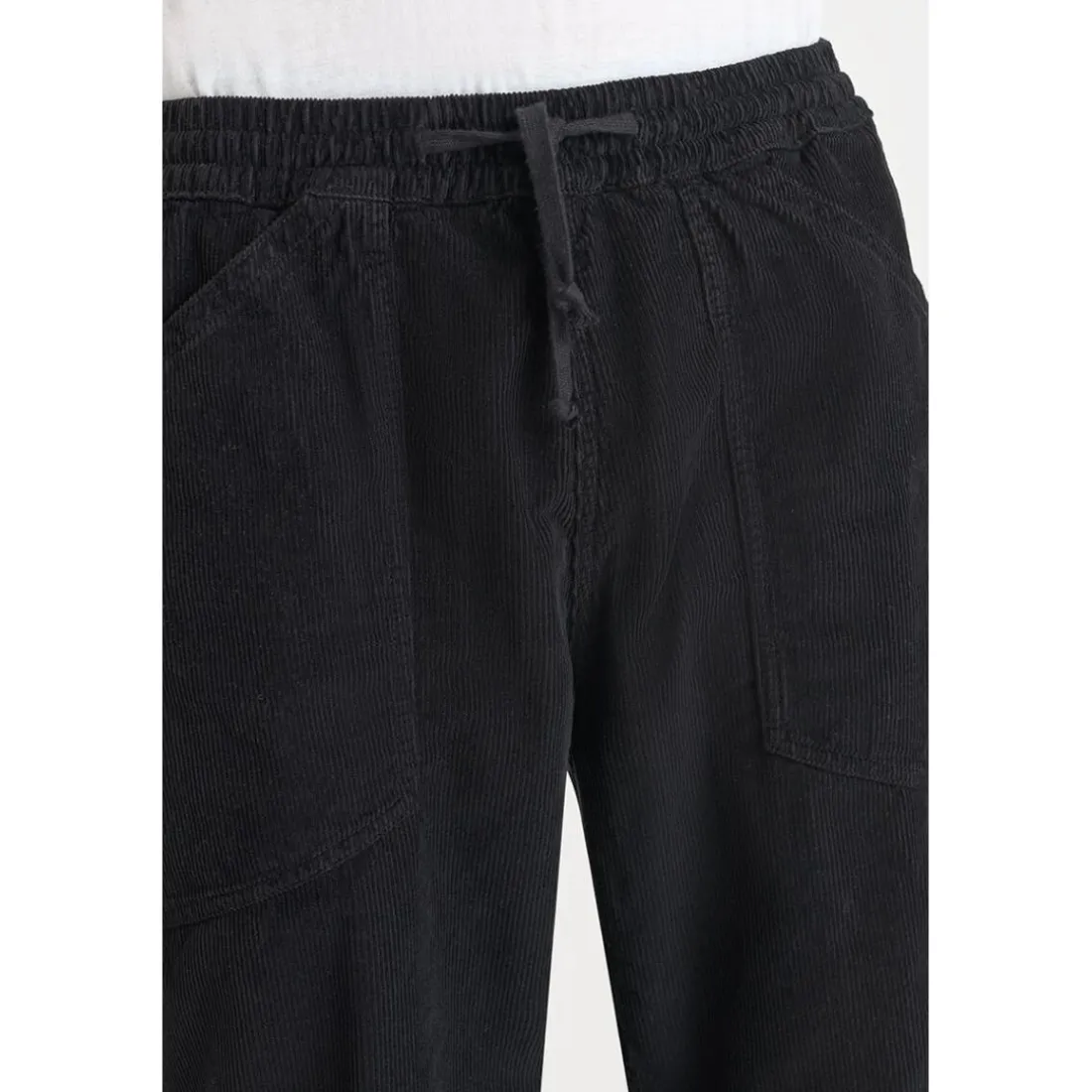 Pantalon loose, large MILAK noir Marc en coton