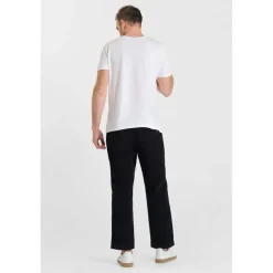 Pantalon loose, large MILAK noir Marc en coton