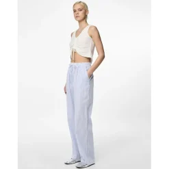 Pantalon loose string en coton Sally bleu Esme