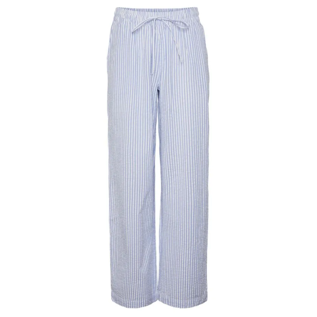 Pantalon loose string en coton Sally bleu Esme