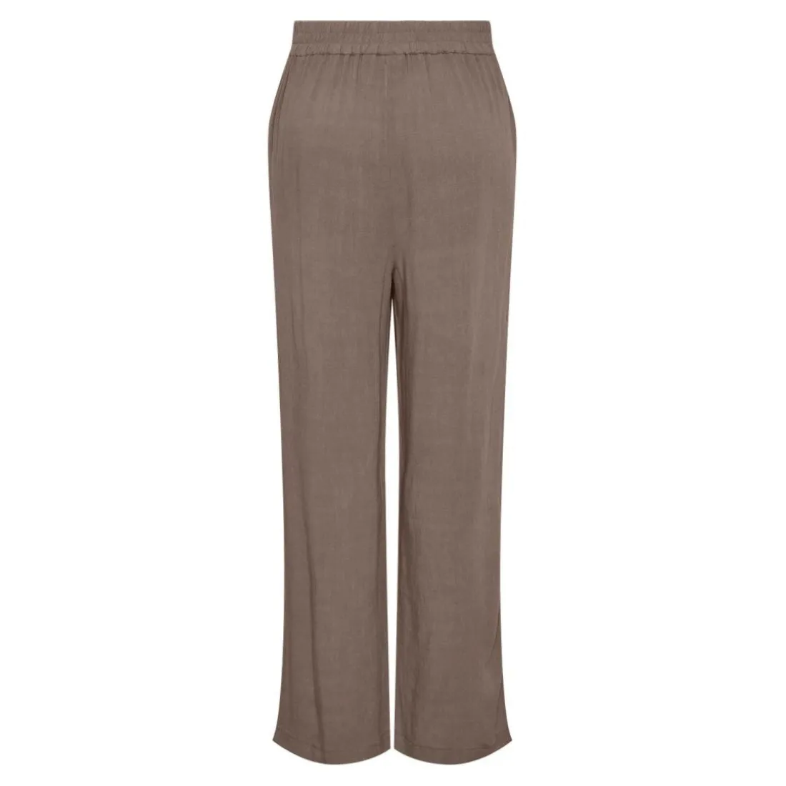 Pantalon marron en viscose Vinsty Eva