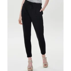 Pantalon noir en viscose Vox