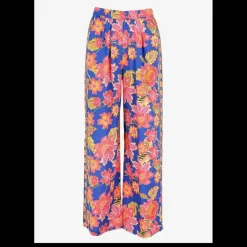 Pantalon PAVINA bleu en viscose