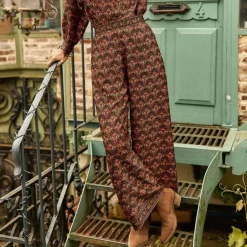 Pantalon PENNY romano rouge