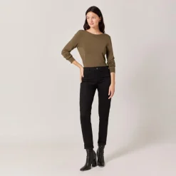 Pantalon power stretch skinny+ noir en coton