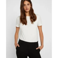 Pantalon Regular Fit Taille moyenne Pleine longueur noir Demi