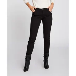 Pantalon skinny taille basse noir