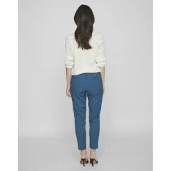 Pantalon slim fit turquoise Lila