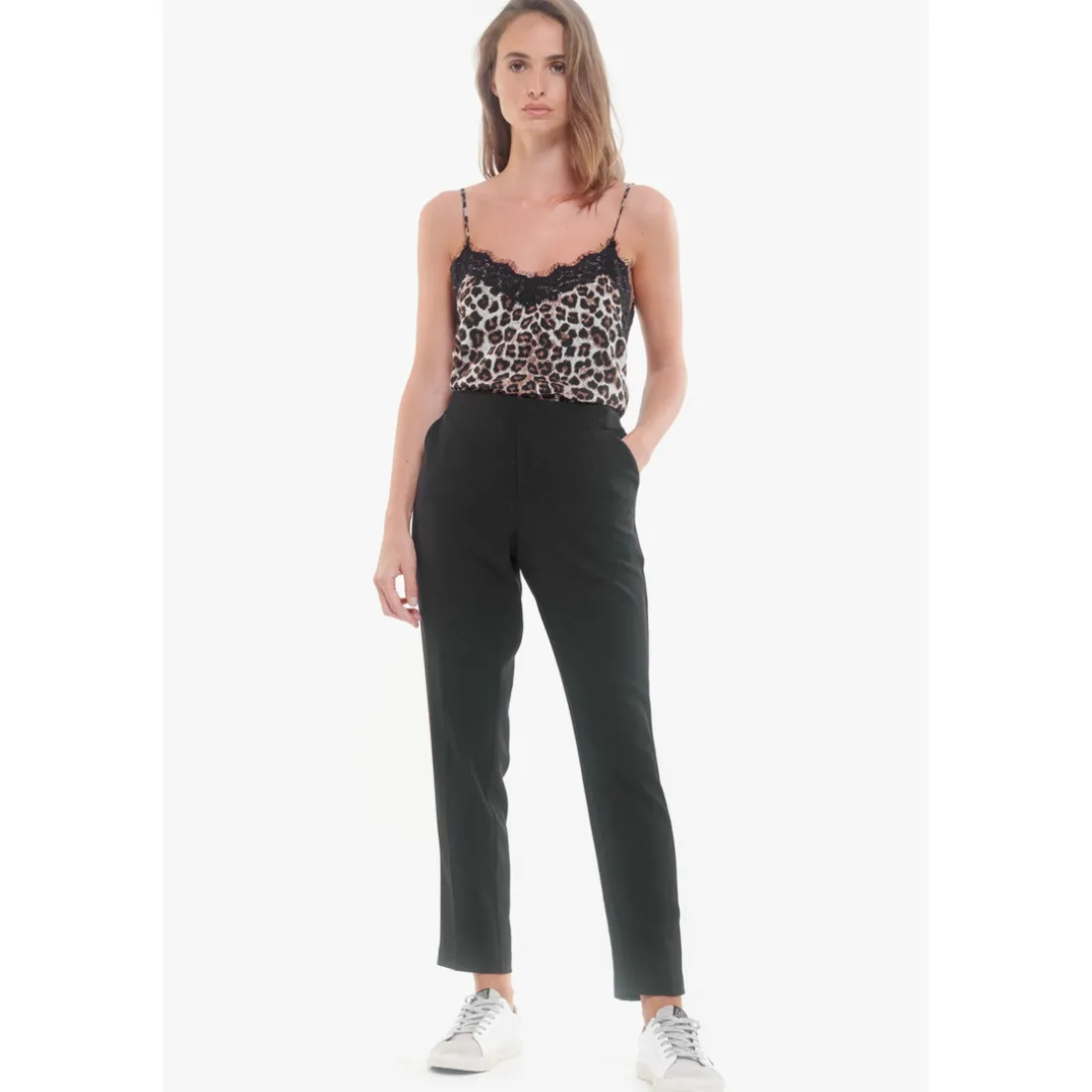Pantalon slim MAGY noir