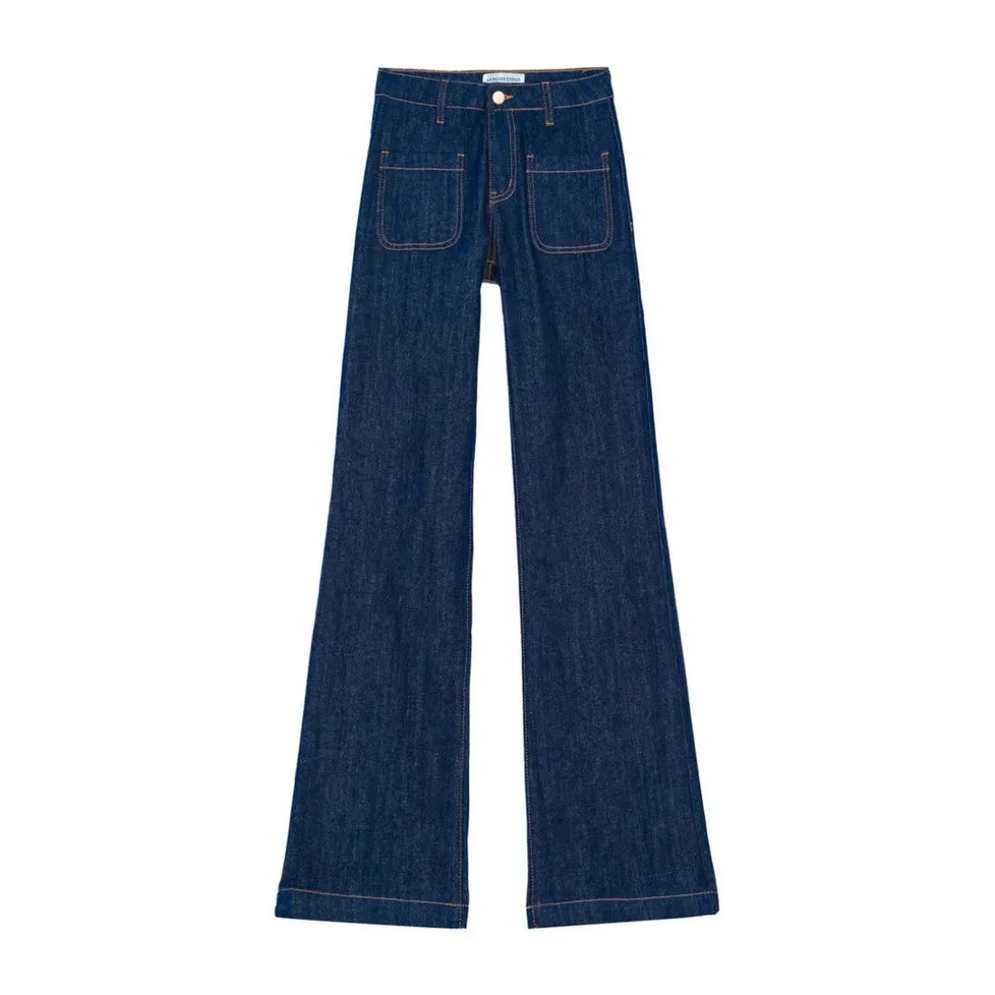 Pantalon SONNY- Brut bleu en coton