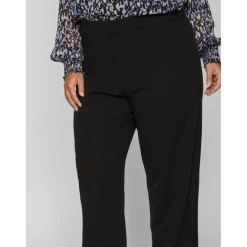Pantalon straight fit noir Mila