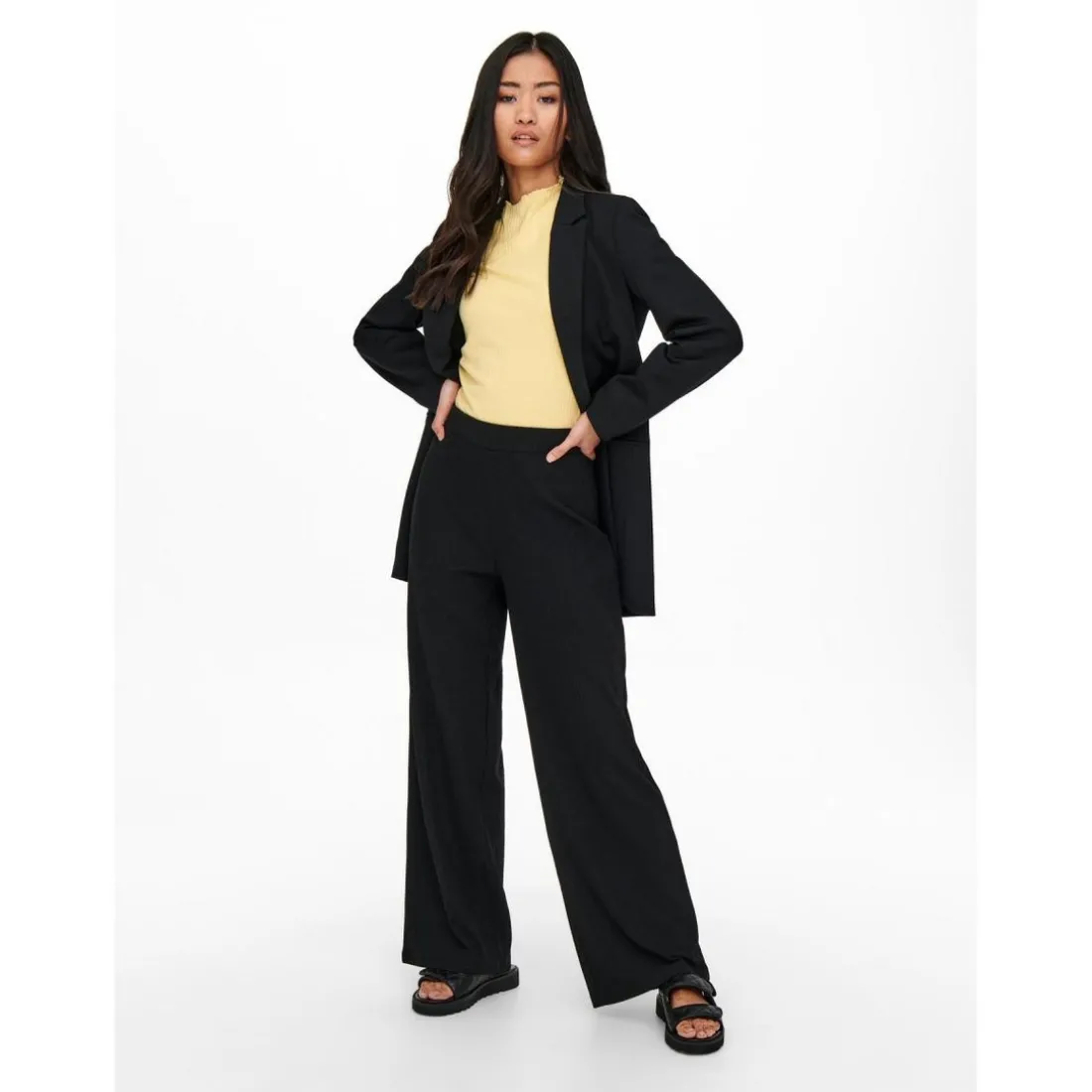 Pantalon Taille élastiquée noir