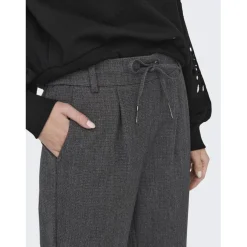 Pantalon taille moyenne gris foncé Zoé