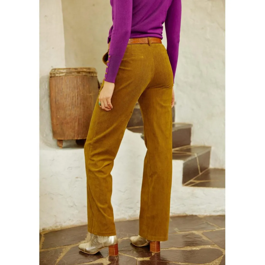 Pantalon UGO - Vert amande