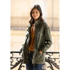 Parka saharienne femme 3 SUISSES COLLECTION vert
