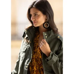 Parka saharienne femme 3 SUISSES COLLECTION vert