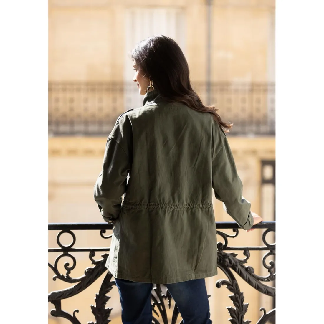 Parka saharienne femme 3 SUISSES COLLECTION vert