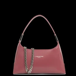 Petit sac à main bois de rose en cuir