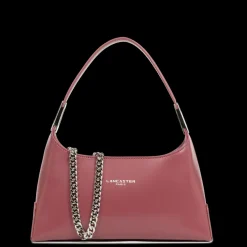 Petit sac à main bois de rose en cuir