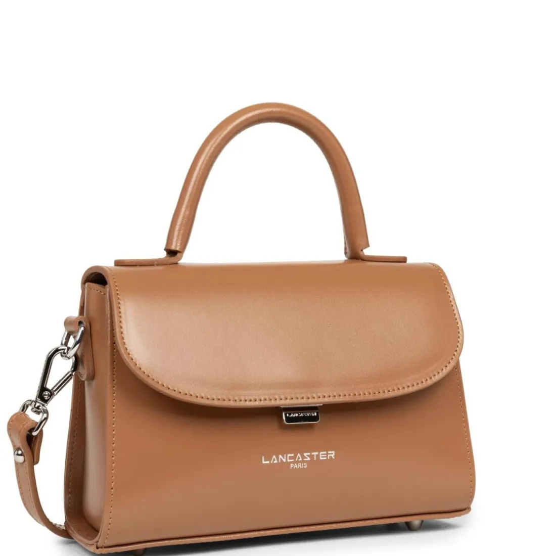 Petit sac à main en cuir camel Suave Even